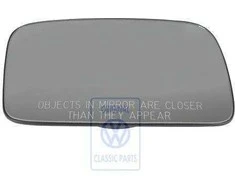 VAG Veidrodis Stiklas Išgaubtas Su Nešiojimo Plokštė VW GOLF II 1983-1992 Originalus 191857522B