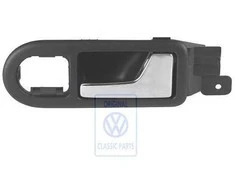 Vag Vidinės Durų Rankena Satin Juodas Bora Golf Mk4 Passat B5 GP 1998 2006 Originalus 3B2837114HB41