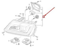 VAG Volkswagen AMAROK 2H Kairės Priekinės Žibintai LHD 2H1941017A NAUJA ORIGINALI
