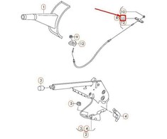 VAG Volkswagen AMAROK Stabdžių svirties kompensavimo svirtis 7H0711481A NAUJA ORIGINALI