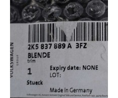 VAG Volkswagen Caddy 2K Kairės pusės išorinio B-sienelės apdaila 2K5837889A3FZ originali
