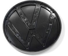 VAG Volkswagen emblemas logotipas bagažinės ženklelis R juodasis leidimas originalus 5H0898633A