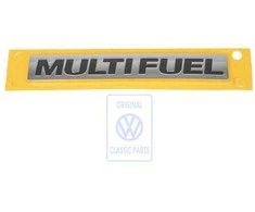 VAG Volkswagen Golf Caddy Chromeglanz Juodas Seidenmatt Inscription 2013 2017 Originalus 5G0853675NAFG
