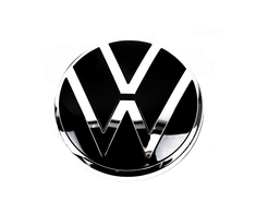 VAG Volkswagen Golf Cd 2020 2021 Vw Emblem Juodas Šviesus Chromas Originalus 5H9853630DPJ