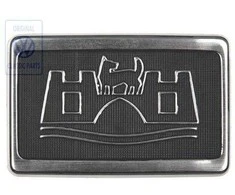 VAG Volkswagen Golf Jetta Blend Su Emblem Juodas Satin Chrome Originalus 165853688AGX2