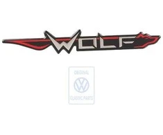 VAG Volkswagen Golf Mk1 Pietų Afrikos Emblema Vilkas 1974 1975 1976 1977 1978 Originalus 17S853750AD54T