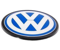 VAG Volkswagen Golf Mk4 variklio dangčio emblema mėlyna balta originali 036103940L