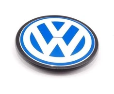 VAG Volkswagen Golf Mk4 variklio dangčio emblema mėlyna balta originali 036103940L