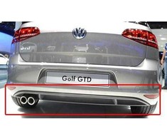 VAG Volkswagen Golf Mk7 Gti 2012 2018 Galinio Bumperio Difuzeris Originalus 5G6807568E9B9