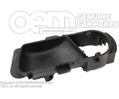 Vag Volkswagen Polo Hatchback 86C 1991 1994 Vidinės Durų Rankenos Gaubtas Juodas Originalus 86783723501C