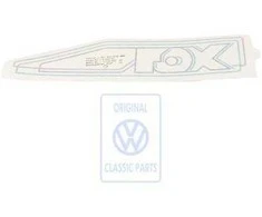 VAG Volkswagen Polo Hatchback Stratossil Šoninis Dekoratyvinis Juostelės Originalus 867853433FBBQ