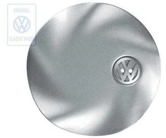 VAG Volkswagen Sharan 7M 1996-2000 Dekoratyvus Ratai Viršelyje Sidabrinis Metalinis Originalus 7M0601149BZ29