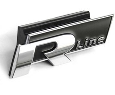 VAG VOLKSWAGEN T ROC R Line priekinės grotelės su chromuotu logotipu, originalus 2GA8539489B9