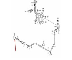 VAG VOLKSWAGEN TIGUAN 5N Dešinės priekinės žibintų plovimo dangtelis 5N0955110BGRU NAUJAS ORIGINALUS