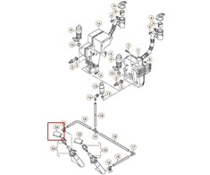 VAG VOLKSWAGEN TOURAN 1T Dešinės priekinės žibintų plovimo dangtelis 1T0955110BGRU NAUJAS ORIGINALUS