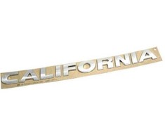 VAG Volkswagen TP T5 galinių durelių emblema CALIFORNIA originali 7E7853687739