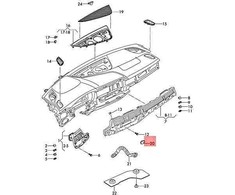 VAG Vožtuvas Satino Juodos Spalvos Audi A4 A6 A7 A8 Q3 Q5 Q7 2010-2017 Originalus 3B081635501C