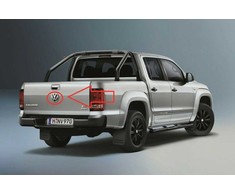 VAG VW AMAROK 13-16 Chromuotas VW bagažinės dangčio emblema originalus 2H5853630AULM