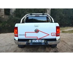 VAG VW AMAROK 2010 - 2017 Galinis bagažinės dangtis TDI emblema originalus 2H0853675AGQF