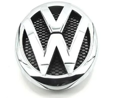 VAG Originalus priekinio buferio grotelės Chrome Juodas Emblem Badge Logo VW Amarok