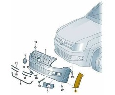 VAG VW AMAROK priekinio dešiniojo rato dangtis 2HH853728GRU originalus