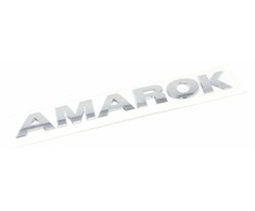 VAG VW AMAROK Užrašas ant galinių durelių 28,5x3,3 cm, chromuotas, galinis originalus 2H5853687739