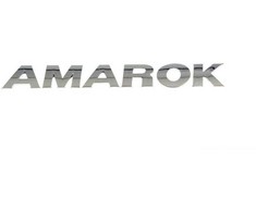 VAG VW AMAROK Užrašas ant galinių durelių 28,5x3,3 cm, chromuotas, galinis originalus 2H5853687739
