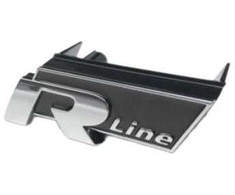 VAG VW ARTEON priekinės kairės pusės grotelės R LINE emblema ženkliukas originalus 3G8853948041