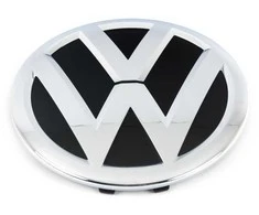 VAG VW ATLAS priekinio bamperio radiatoriaus grotelių emblema R-Line originali 7N0853600AFOD