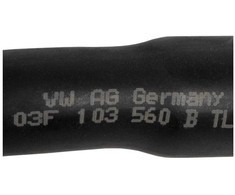 VAG VW Audi Audi Seat Skoda Karterio oro išleidimo žarna originali 03F103560B
