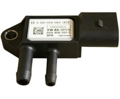 VAG VW Audi DPF slėgio skirtumo jutiklis 059906051C Originalus