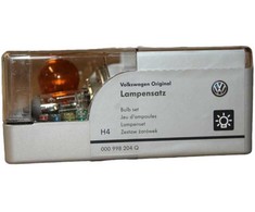 VAG VW Audi H4 halogeninių lempučių rinkinys su saugikliais