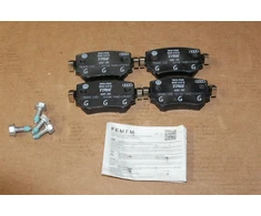 VAG VW Audi Q3 galinių diskinių stabdžių trinkelių rinkinys originalus 7N0698451A