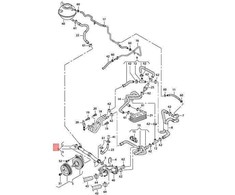 VAG VW AUDI SEAT SKODA Beetle aušinimo skysčio vamzdelis originalus 03C121065F