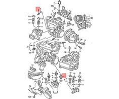 VAG VW AUDI SKODA SEAT Beetle Cabrio Alyvos slėgio jungiklis 03C919081 Originalus