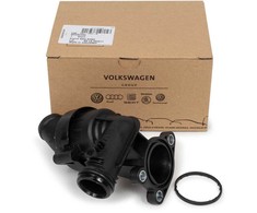 VAG Aušinimo Skysčio Reguliatoriaus Korpusas Audi A1 Seat Ibiza Skoda Fabia Originalus 04B121111C