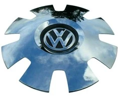 VAG VW Beetle 2012-2017 m. ratų centro stebulės dangtelis chromuotas, juodas, originalus 5C0601149CQZQ
