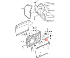 VAG Durų Fiksatorius Volkswagen Beetle Novo Fusca 2013 2016 Originalus 5C5837249E