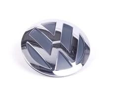 VAG VW Beetle Emblem Galinė emblema Briliantinis chromas/dolomito pilka spalva Originali 1C0853630CWV9