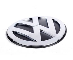 VAG VW Beetle kabrioletas chromo spalvos juoda emblema originali 1C0853617BULM