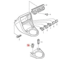 VAG VW Beetle Kessy sistema Variklio uždegimo Push Start Stop mygtukas originalus 5C5959839B3Q7