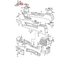 VAG "VW Caddy" bagažo skyriaus įdėklas originalus 2K58633309B9