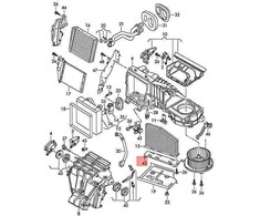 VAG VW CC Eos Golf R32 GTI Rabbit Passat Tiguan 1F 1F7 1F8 dangtelis 3C0819422 originalus