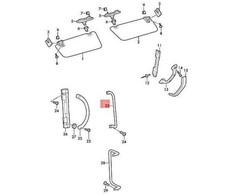 VAG VW Crafter E-Crafter SCB SCC SXB SYB rankena geltonos spalvos 7C0857645D120 originali