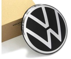 VAG VW emblema juoda chromuota (blizgi) originali 760853601EDPJ
