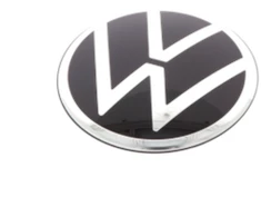 VAG VW emblema juoda chromuota originali 1S6853601EFOD