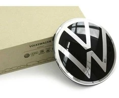 VAG VW emblema juoda chromuota originali 1S6853601EFOD