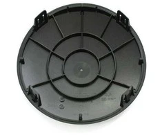 VAG VW emblema juoda chromuota originali 1S6853601EFOD