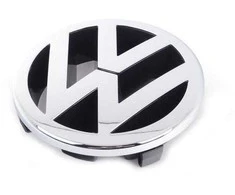 VAG VW GOLF 5 CADDY 3 TOURAN POLO emblema Grotelės chromuotos originalios 1T0853601A FDY