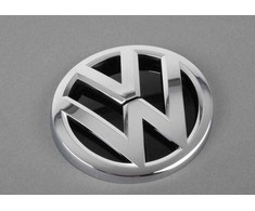 VAG VW GOLF 7 iki MY 2020 Emblema su logotipu ant galinių durelių, juoda, chromuota, originali 5G0853617A